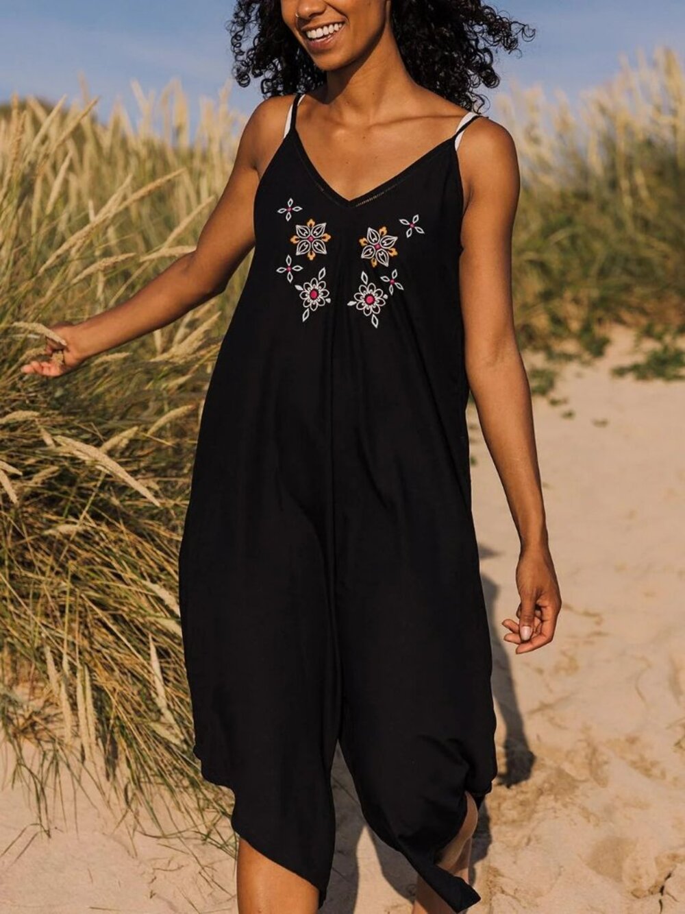 Passenger Embroidered Copetin Jumpsuit Size Small NWOT